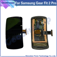 For Samsung Gear Fit 2 Pro R365 SM-R365 LCD Display Touch Screen Digitizer Assembly Repair Parts Replacement