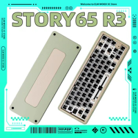Story65 R3 Mechanical Keyboard Aluminium Alloy Three Mode Gaming Keyboard Wireless Keyboard Gasket Hot Swap Pc Accessories Gifts