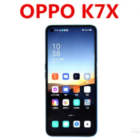 DHL Fast Delivery Oppo K7X 5G Cell Phone 6.5 inch 90Hz 6GB 128GB MTK 720 Octa Core Android 10 Side-mounted 48MP Ultra Clear Came