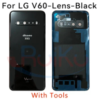 New Battery Cover For LG V60 ThinQ 5G LM-V600 A001LG Rear Door Housing Back Case Camera Frame Lens