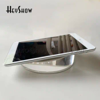 15cm Dia Tablet Acrylic Display Stand iPad Round Clear Base Holder For Apple Huawei Xiaomi Samsung Tablet Exclusive Store Show