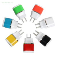 300pcs/lot Candy Big Kettle Style 5V 1A 2A Dual USB EU US Plug Wall Charger Home Travel Power Adapter for Iphone X XS 8 Huawei
