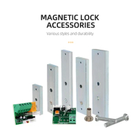 Magnetic lock accessories 60/180/280/350 iron plate Iron block suction plate extended large screw cover board board
