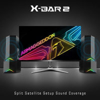 【ARMAGGEDDON】超值組合 X-BAR2 藍牙電競喇叭+ Atom5 電競耳機