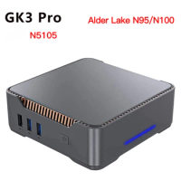 GK3V Pro N100 MINI PC N5105/N5095 Mini PC Windows 11 DDR4 8GB 256GB SSD WIFI BT Desktop Mini PC Gamer Computer