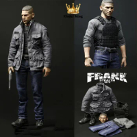 ONESIX-VERSETOYS 1/6 Scale FRANK Military Coat Washed Jeans Tactical Vest Stealth Equipment Set 12” Action Figure Body Model