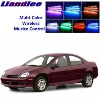LiandLee Car Glow Interior Floor Decorative Atmosphere Seats Accent Ambient Neon light For Chrysler Neon