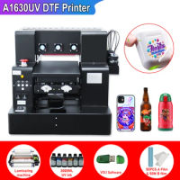 A4 UV Printer impresora UV flatbed Printer machine UV DTF Printer Transfer Film Sticker Printer For Phone Case Bottle uv print