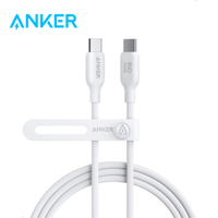 สายชาร์จ Anker 543 USB C ถึง C (240W ยาว 6 ฟุต) สำหรับ iPhone 15/15Pro Pro 2020 iPad Air 4 Samsung G