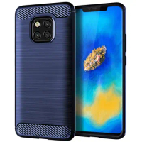 Shockproof Phone Case for Huawei Mate20 Pro 30RS 30 lite Carbon Fiber Cover for mate 20 20lite 20rs 20X 30 30 pro Coque Fundas