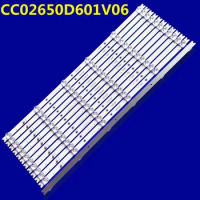 5Kit=60PCS LED Backlight strip For KKTV AK65 U65 CC02650D601V06 65E20 6X12 6S1P LE65E06K le-8822a NVX-65U321MS HI 65US131XS