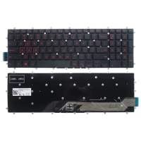 NEW Laptop US Keyboard for Dell G3 15 3579 3779 G5 15 5587 G3-3579 3779 G5-5587 G7-7588 Series white /blue/red Keyboard