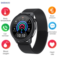 2020 Smart Watch Men Women Watch Temperature Measurement IP68 Waterproof PPG+ECG Heart Rate Monitor Fitness Tracker Smartwatch