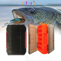 Umpan Pancing Box 2 Warna Two Sided Plastic Lure Case Box Metal Jig Box Aksesories Pancing COD