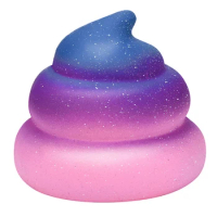 Galaxy Colorful Poo Squishy Dolls Slow Rising Kawaii Soft Squeeze Toy Simulation Cream Scented Stress Relief Kid Children Gifts