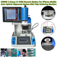 New 2500W 2 Zones LY 5300 Rework Station Auto Optical Alignment System BGA Chip Soldering Machine For Mobile Phone Iphone Repair