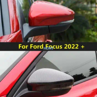 Rearview Mirror Cover Rear Mirror Frame Decoration Accessories Exterior Stickers Trim For Ford Focus 2022 + Sedan Car Styling