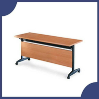 【必購網OA辦公傢俱】AT-1560H  櫸木紋折合式會議桌