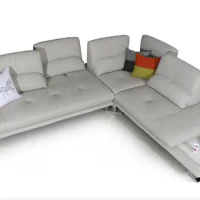 Living Room Sofa set corner sofa recliner backrest functional genuine leather sectional sofas muebles de sala moveis para casa