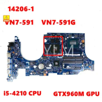 14206-1 448.02W02.0011 i5-4210/4200CPU GTX960M GPU Mainboard For ACER Aspire VN7-591 VN7-591G Motherboard tested OK Used