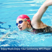 IPX8 Sports Waterproof MP3 Music Player Diving Surf Swimming Waterproof MP3 Mini Clip MP3 Player Waterproof Headphone