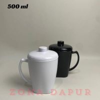 ￼Gelas Cangkir Semi Melamin Dinnerware 500 ml, Mug Semi Melamin, Gelas Melamin Cantik, Cangkir Besar