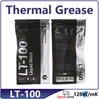 LT-100 3g Liquid metal thermal conductive paste Grease for CPU GPU Cooling liquid ultra 128W/mK Compound grease for cooling