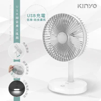 KINYO 7.5吋USB大扇葉靜音風扇 (UF-8705) 7.5吋大扇葉 靜音風扇 電風扇 露營電扇 攜帶型