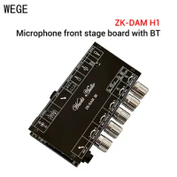 WEGE ZK-DAM H1 Karaoke Reverb Board Front Effect Microphone Singing With BT USB Decode Wuzhi Audio