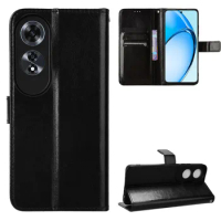 For Oppo A60 Luxury Leather Flip Wallet Phone Case For Oppo A60 A 60 4G Case Stand Function Card Holder