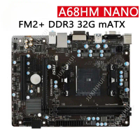 เมนบอร์ด MSI A68HM NANO FM2+, DDR3 32GB, AMD A68H, PCI-E 3.0, USB3.0, ATX, CPU AMD A-Series/Athlo, ใ