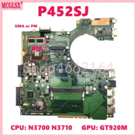 P452SJ N3050 N3700 N3710 Laptop Motherboard For Asus P2420SJ PX452SA PX452SJ PE452SA PRO452SA PE452SJ PRO452SJ P452SA Mainboard