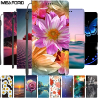 Flip Leather Cover For Xiaomi 12 Lite Case 11T Pro Book Wallet Flower Protection Bags For Xiaomi 12X 12 Pro 5G Case Coque 12Lite