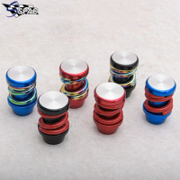 Metal Coilover Spring Gear Shift Knob Aluminum Universal Car Manual Transmission Automatic Gear Level Knob Shift Lever