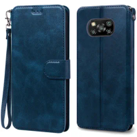 Case for Xiaomi Poco X3 NFC case x 3 GT x3 Pro fundas wallet flip leather phone cover Luxury coque for xiaomi poco x3 pro cases