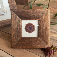 Solid Wood Photo Frame Table Tenon and Mortise Literary and Retro Creative Log Rural Picture Frame