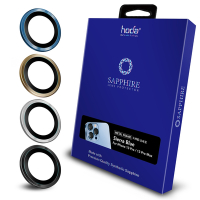 hoda iPhone 13 Pro / 13 Pro Max 三鏡款 藍寶石金屬框鏡頭保護貼 - 原色款
