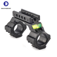 Discovery 25.4/30mm Tube Tactical Rifle Scope Mount Ring Hunting With Level Fit 11mm 20mm Rail One Piece Aluminum Scope Mount