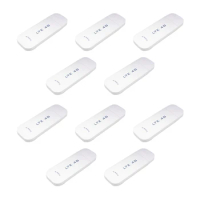10X 4G Wifi Router USB Dongle Wireless Modem 100Mbps With SIM Card Slot Pocket Mobile Wifi For Car Wireless Hotspot