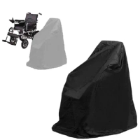 Waterproof Electric Wheelchair Protective Cover 210D Oxford Cloth Wheelchair Dust Cover Elderly Scooter Outdoor Wheelchair Cover