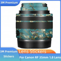 35 1.8 Decal Skin Vinyl Wrap Film Lens Body Protective Sticker Protector Coat For Canon RF 35mm F1.8 Macro IS STM RF35 RF35MM