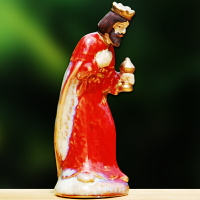 圣誕節基督教禮品陶瓷圣母像耶穌受難十字架擺件結婚生日畢業紀念1入