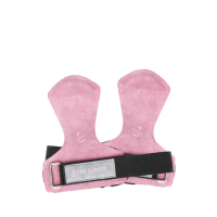 【S-SportPlus+】健身手套 粉色助力帶 助力帶(拉力帶 助握帶 重訓手套 助力手腕 單槓手套 倍力帶 握力帶)
