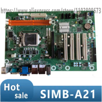 100% testing SIMB-A21 original industrial computer motherboard ATX industrial motherboard 5 * PCI 1 * LAN 6 * COM and 1155 CPU