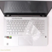 Clear TPU Laptop Keyboard Cover Protector Skin For Asus ROG Zephyrus G14 GA401 GA401iu GA401ii GA401iv 14 inch Gaming Notebook
