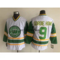 New England Whalers Hockey Jersey 9 Gordie Howe Jersey America Old Team Sport Sweater All Stitched Us Mens Size M-3XL