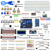Adeept Elementary Starter Kit for Arduino UNO R3 with 27 Projects