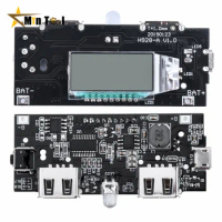 Dual USB 5V 1A 2.1A Mobile Power Bank 18650 Battery Charger PCB Power Module For Phone DIY New LED LCD Step Up Module Board