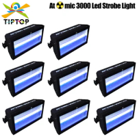 8 Pack Martin 3000 Stage Flash Light with Aura Backlight RGB Aluminum Reflector 4 Button LED Display RDM Compatible