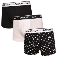 Nike Everyday Cotton Stretch 高彈力棉質 合身平口褲/四角褲/運動內褲/NIKE內褲-黑白黑 三入組